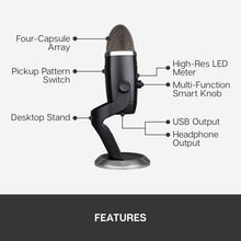 Logitech,Logitech for Creators Blue Microphones Yeti x Professional USB Microphone - Black - Gadcet.com