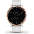 Buy Garmin,Garmin Vívoactive 4S, Smaller-Sized GPS Smartwatch, Features Music, Body Energy Monitoring, Animated Workouts, Pulse Ox Sensors and MORE, White/Rose Gold - Gadcet.com | UK | London | Scotland | Wales| Ireland | Near Me | Cheap | Pay In 3 | Watches
