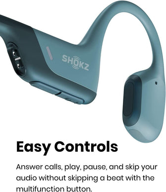 Buy Shokz,Shokz OpenRun Pro Water Resistance Wireless Bluetooth Bone Conduction Headphones - Cooldown Blue - Gadcet.com | UK | London | Scotland | Wales| Ireland | Near Me | Cheap | Pay In 3 | Headphones