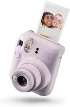 FUJIFILM,Instax mini 12 instant film camera, auto exposure with Built-in selfie lens - Lilac Purple - Gadcet.com