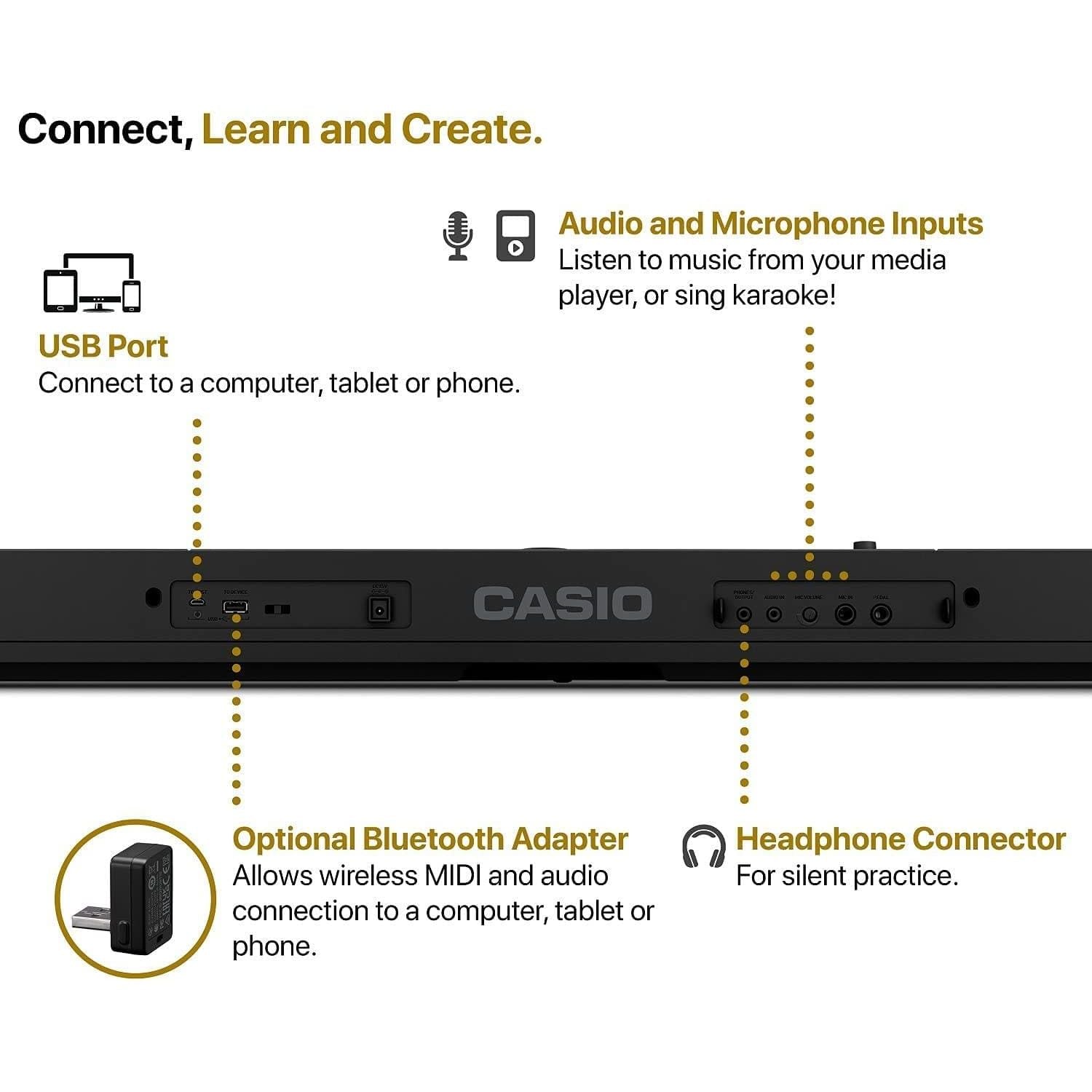Buy Casio,Casio LK-S450 Electronic Keyboard with Touch Sensitive, Lighted Keys, - Gadcet.com | UK | London | Scotland | Wales| Ireland | Near Me | Cheap | Pay In 3 | Pianos
