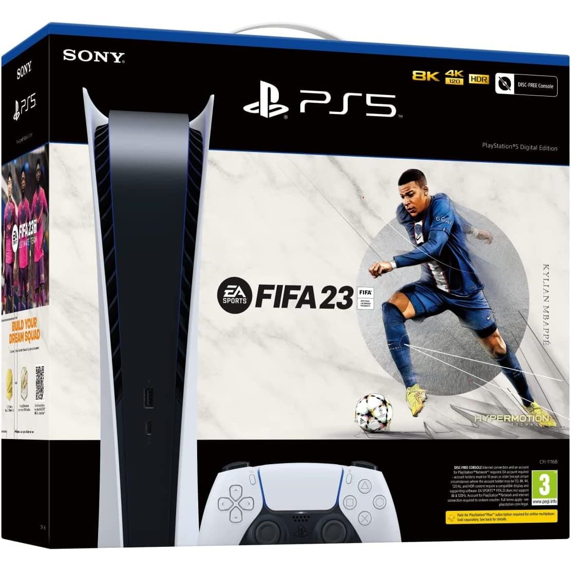 Buy Sony,PlayStation 5 Digital Edition FIFA 23 Bundle - Gadcet.com | UK | London | Scotland | Wales| Ireland | Near Me | Cheap | Pay In 3 | 