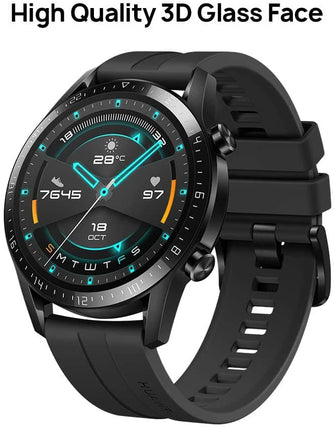 Buy Huawei,HUAWEI Watch GT 2 (46 mm) Smart Watch, 1.39 Inch AMOLED Display with 3D Glass Screen, 2 Weeks Battery Life, GPS, 15 Sport Modes, 3D Glass Screen, Bluetooth Calling Smartwatch, Matte Black - Gadcet.com | UK | London | Scotland | Wales| Ireland | Near Me | Cheap | Pay In 3 | Watches