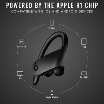 Buy Beats,Powerbeats Pro Wireless Earphones - Apple H1 Headphone Chip, Class 1 Bluetooth, 9 Hours Of Listening Time, Sweat Resistant Earbuds, Built-in Microphone - Black - Gadcet.com | UK | London | Scotland | Wales| Ireland | Near Me | Cheap | Pay In 3 | Earphones