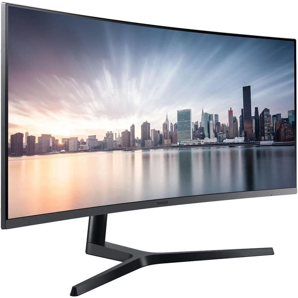Samsung,Samsung C34H890WGR - CH89 Series - LED monitor - curved - 34" (34" viewable) - 3440 x 1440 Ultra WQHD @ 100 Hz - VA - 300 cd/m² - 3000:1-4 ms - HDMI, DisplayPort, USB-C - silver - Gadcet.com