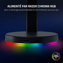Buy Razer,Razer Base Station V2 Chroma - Chroma Enabled Headset Stand with 3.1 USB Hub and 7.1 Surround Sound (2 USB 3.1 Ports, Intergrated Headset Stand, Non-Slip Base, Chroma RGB) Black - Gadcet.com | UK | London | Scotland | Wales| Ireland | Near Me | Cheap | Pay In 3 | Headphones & Headsets