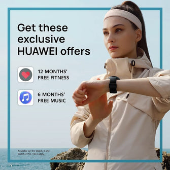 Huawei Watch 3 Active Smart Watch - Black