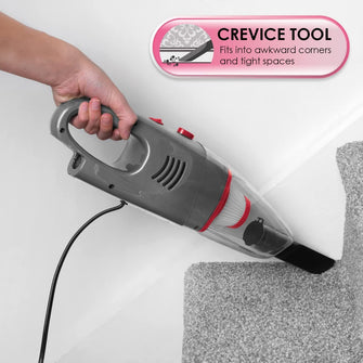 Gadcet.com,Beldray BEL0770N-GRY 2-in-1 Multifunctional Stick & Handheld Vacuum Cleaner, Lightweight Vac, Multi-Surface Upright Vac, Bagless, HEPA Filter, 1 L Dust Tank, 600 W, Crevice/Brush Tool, Grey - Gadcet.com