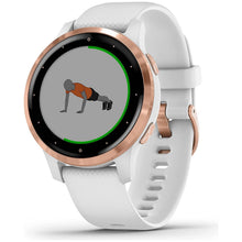 Buy Garmin,Garmin Vívoactive 4S, Smaller-Sized GPS Smartwatch, Features Music, Body Energy Monitoring, Animated Workouts, Pulse Ox Sensors and MORE, White/Rose Gold - Gadcet.com | UK | London | Scotland | Wales| Ireland | Near Me | Cheap | Pay In 3 | Watches