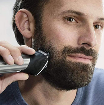 Philips,Philips Beard & Trimmer for Men, 9000 Prestige, 20 Length Settings, SteelPrecision Blades, UK 3-Pin Plug - Gadcet.com