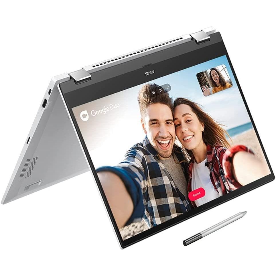 Buy ASUS,ASUS Chromebook Flip CX5500FEA, Intel Core i3-1135G7, 8G RAM, 256 GB M.2 NVMe SSD- White - Gadcet.com | UK | London | Scotland | Wales| Ireland | Near Me | Cheap | Pay In 3 | Laptops
