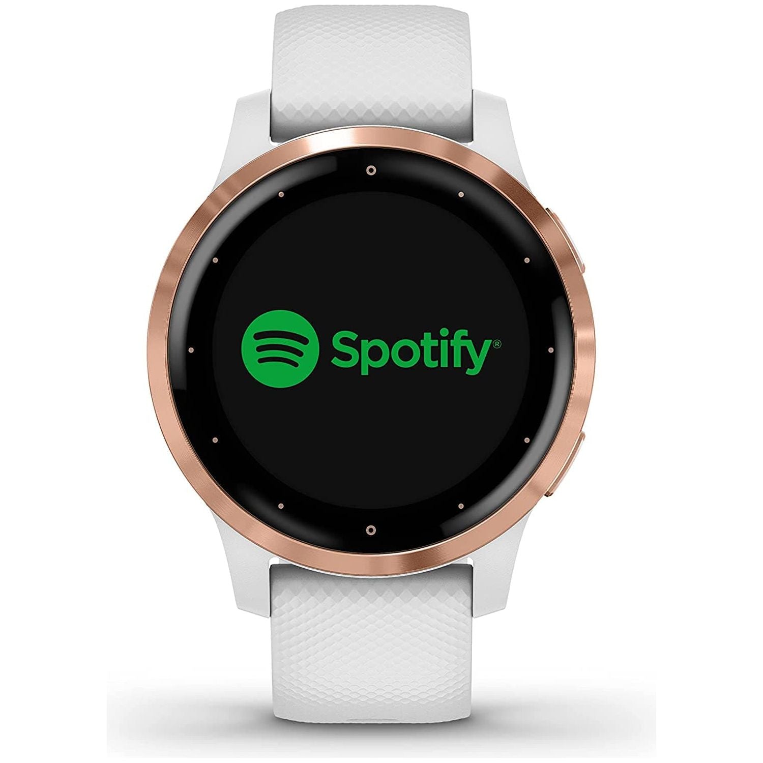 Buy Garmin,Garmin Vívoactive 4S, Smaller-Sized GPS Smartwatch, Features Music, Body Energy Monitoring, Animated Workouts, Pulse Ox Sensors and MORE, White/Rose Gold - Gadcet.com | UK | London | Scotland | Wales| Ireland | Near Me | Cheap | Pay In 3 | Watches