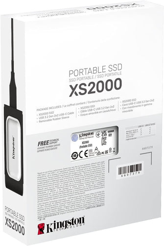 Buy Kingston Technology,Kingston XS2000 Portable SSD 500GB -SXS2000/500G - Gadcet.com | UK | London | Scotland | Wales| Ireland | Near Me | Cheap | Pay In 3 | Hard Drives