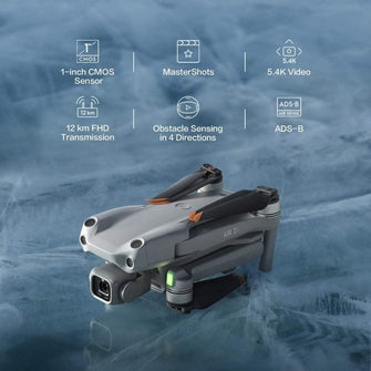 Buy DJI,DJI Air 2S - Drone Quadcopter UAV with 3-Axis Gimbal Camera, 5.4K Video, 1-Inch CMOS Sensor, 4 Directions of Obstacle Sensing, 31min Flight Time, Max 12km Video Transmission (FCC), MasterShots, Gray - Gadcet.com | UK | London | Scotland | Wales| Ireland | Near Me | Cheap | Pay In 3 | Cameras