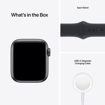 Buy Apple,Apple Watch SE GPS, 40mm Space Grey Aluminium Case with Midnight Sport Band - Regular - Gadcet.com | UK | London | Scotland | Wales| Ireland | Near Me | Cheap | Pay In 3 | Watches