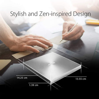 ASUS,ASUSTEK - RETAIL OPTICAL DRIVES SDRW-08U9M-U ZENDRIVEU9M SILVER EXT.DVD RECORDER USB TYPE C IN - Gadcet.com