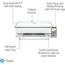 HP,HP Envy 6020e All in One Colour Printer with 6 months of Instant Ink included with HP+, White - Gadcet.com