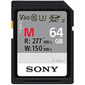 Buy Sony,Sony 64GB SDXC Secure Digital Flash Memory Card - EXTRA PROfessional Series Class 10 UHS-II/U3 (Read 260MB/s Write 100MB/s) - SF64M, SF-M64/T - Gadcet.com | UK | London | Scotland | Wales| Ireland | Near Me | Cheap | Pay In 3 | Hardware