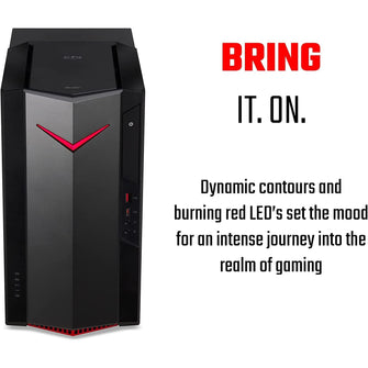 Acer,Acer Nitro N50-620 Gaming PC - (Intel Core i5-11400F, 8GB, 1TB SSD, NVIDIA GeForce GTX 1650, Windows 10, Black) - Gadcet.com