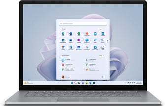 Microsoft,Microsoft Surface Laptop 5 15" Intel® Core i7 -1255U, 8GB RAM, 256 GB SSD Intel Iris Xe Integrated graphics Touch Screen - Platinum - Gadcet.com
