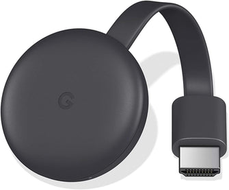 Buy Google,Google Chromecast - Charcoal ( Cast to your TV in HD) - Gadcet.com | UK | London | Scotland | Wales| Ireland | Near Me | Cheap | Pay In 3 | TV Converter Boxes