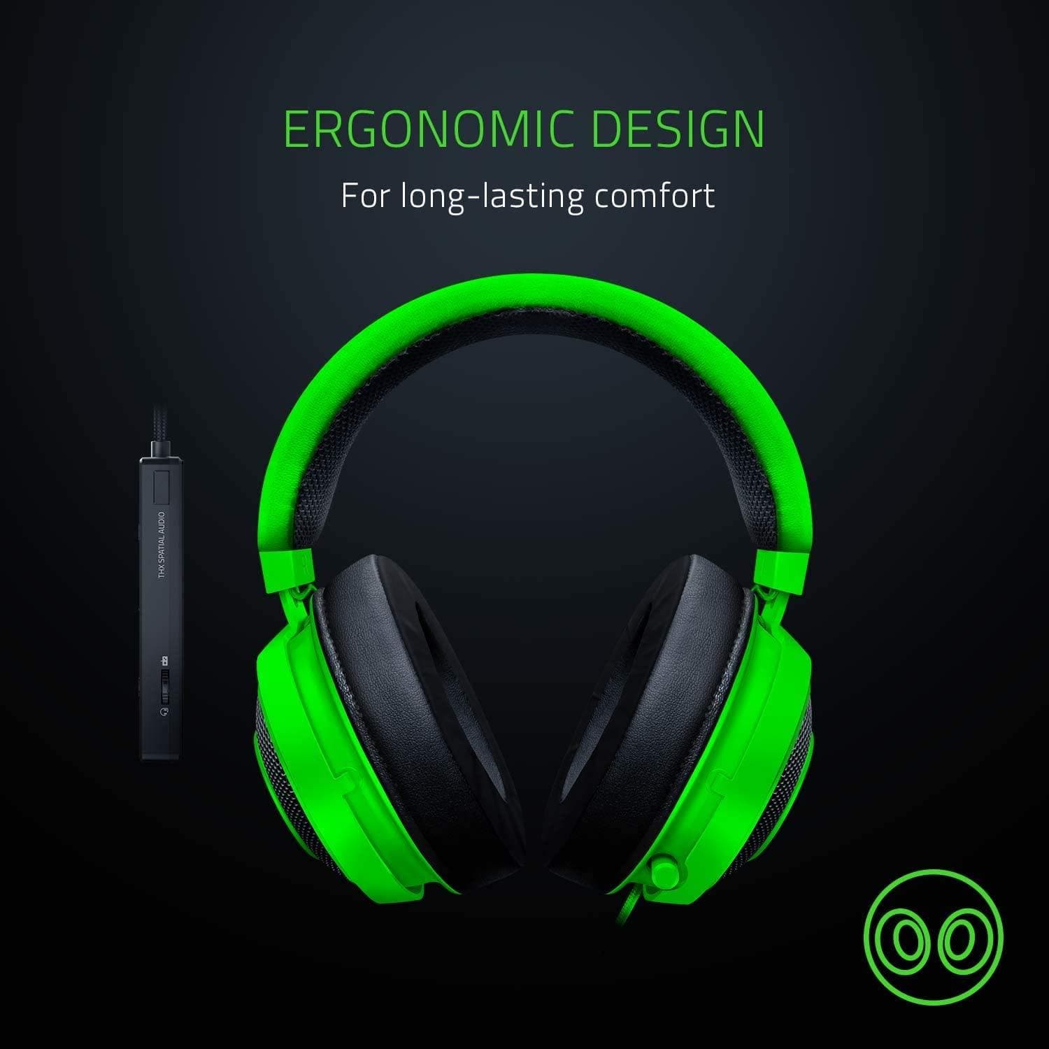 Buy Razer,Razer Kraken Tournament Edition -Wired Gaming Headset with USB Audio Controller - Green - Gadcet.com | UK | London | Scotland | Wales| Ireland | Near Me | Cheap | Pay In 3 | Headphones