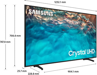 Samsung,Samsung 55 Inch BU8000 UHD Crystal 4K Smart TV (2022) - Airslim Design With Alexa & Smart TV Streaming Built In, Object Tracking Sound, Contrast Enhancer, Boundless Screen & Adjustable Stand - Gadcet.com