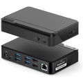 ALOGIC Universal Twin HD Docking Station Dual Display 1080p@60Hz, 2x HDMI, 1 x USB-C 3.1(5G), 4 x USB-A 3.0(5G), 1 x Audio, 1 x Gigabit Ethernet Lock slot– DUTHD - 1