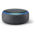 Amazon,Echo Dot (3rd Gen) - Compact Bluetooth Speaker with Alexa - Charcoal Fabric - Gadcet.com