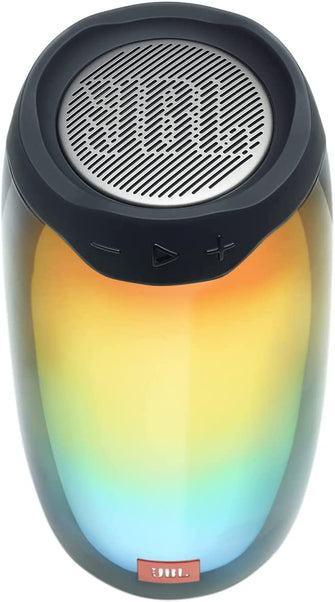 Buy JBL,JBL Pulse 4 - Waterproof speaker with bluetooth connectivity, LED light show, multi-speaker connectivity and PartyBoost function, in black - Gadcet.com | UK | London | Scotland | Wales| Ireland | Near Me | Cheap | Pay In 3 | Speakers
