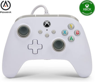 Buy Xbox,PowerA Xbox Series X/S & Xbox One Wired Controller - White - Gadcet.com | UK | London | Scotland | Wales| Ireland | Near Me | Cheap | Pay In 3 | 