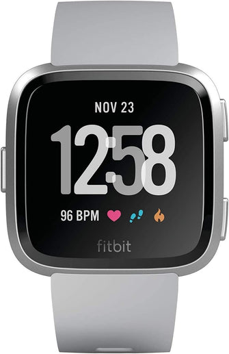 Buy Fitbit,Fitbit Versa Health & Fitness Smartwatch with Heart Rate, Music & Swim Tracking, Grey - Gadcet.com | UK | London | Scotland | Wales| Ireland | Near Me | Cheap | Pay In 3 | Electronics