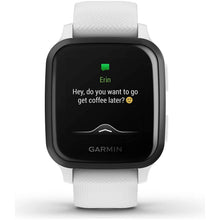 Buy Garmin,Garmin Venu Sq Music Amazon Exclusive GPS Smartwatch with All-day Health Monitoring and Fitness Features, Built-in Sports Apps and More, White with Slate Bezel - Gadcet.com | UK | London | Scotland | Wales| Ireland | Near Me | Cheap | Pay In 3 | Watches
