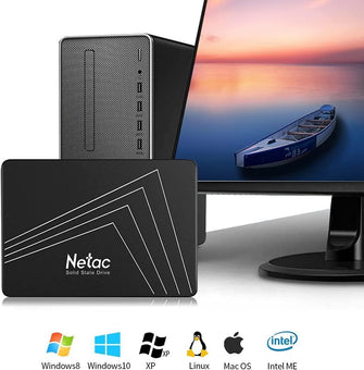 Buy Netac,Netac 128GB Internal SSD 2.5 Inch SATA III 6Gb/s, 3D NAND Internal Solid State Drive, Read Speeds up to 530MB/s - Gadcet.com | UK | London | Scotland | Wales| Ireland | Near Me | Cheap | Pay In 3 | Hard Drives
