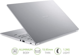 Buy Test,Acer Swift 3 - 14" Laptop - Intel Core i7-1165G7, 8GB RAM, 512GB SSD, Full HD Display, Windows 10, Silver - Gadcet.com | UK | London | Scotland | Wales| Ireland | Near Me | Cheap | Pay In 3 | Laptops