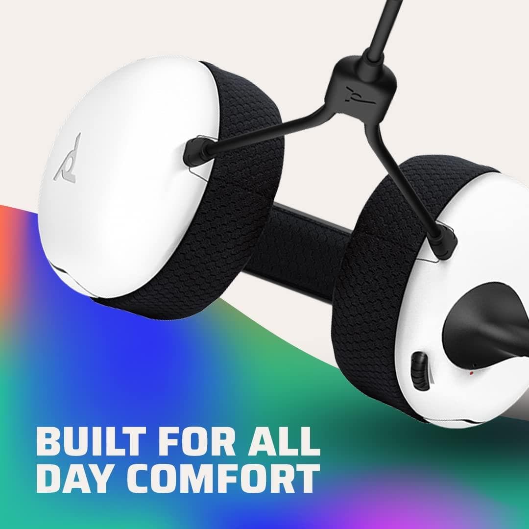 Buy pdp gaming,PDP Gaming LVL40 Stereo Headset with Mic for PlayStation, PS4, PS5 - PC, iPad, Mac, Laptop Compatible - Noise Cancelling Microphone, Lightweight, Soft Comfort On Ear Headphones, 3.5 mm Jack - White - Gadcet.com | UK | London | Scotland | Wales| Ireland | Near Me | Cheap | Pay In 3 | Headphones