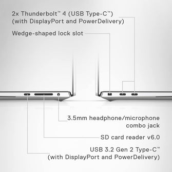Dell XPS 15 9520, Intel i7-12700H, 16GB Ram,1TB SSD, NVIDIA GeForce RTX 3050 Ti 4GB, 15.6" FHD+, Windows 11 - Silver - 2