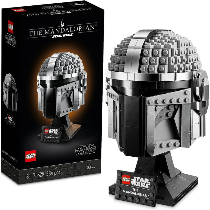 LEGO Star Wars The Mandalorian Helmet Model Adult Set 75328 - 1