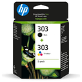 HP 3YM92AE 303 Original Ink Cartridges, Black and Tri-color, Multipack - 1