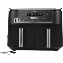 Ninja Foodi MAX Dual Zone Air Fryer [AF451UK] Smart Cook System, 9.5L, 2 Drawers, 6 Functions [Black] - 1
