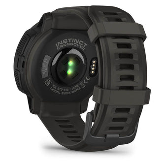 Garmin Instinct Crossover Solar Graphite 45mm Black Silicone Strap Watch - 5