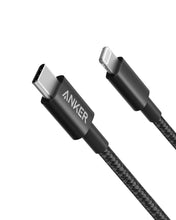 Anker USB C to Lightning Cable, New Nylon USB-C to Lightning Charging Cord - 1