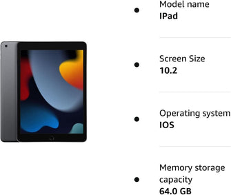 Apple iPad 2021(10.2-inch iPad, Wi-Fi, 64GB) - Space Grey (9th Generation) - 10