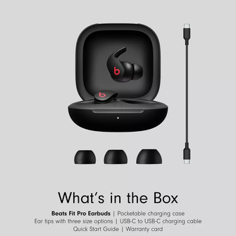 Beats Fit Pro True Wireless Noise Cancelling Earbuds [Black] - 8