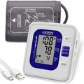 Blood Pressure Monitor CE Approved UK - GPZON Digital BP Monitor with Large Cuff for Home Use, Accurate Readings, Irregular Heartbeat Diagnosis, Pulse Rate Monitoring Meter, Adjustable Cuff (22-40cm), and 2X120 Memory Storage (Blue) - 1