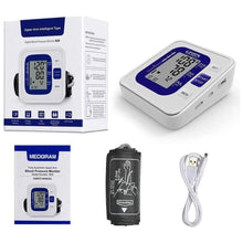 Blood Pressure Monitor CE Approved UK - GPZON Digital BP Monitor with Large Cuff for Home Use, Accurate Readings, Irregular Heartbeat Diagnosis, Pulse Rate Monitoring Meter, Adjustable Cuff (22-40cm), and 2X120 Memory Storage (Blue) - 6