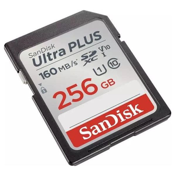 SANDISK Ultra Plus Class 10 SDXC - Up-To 160MB/S - 256 GB - 2