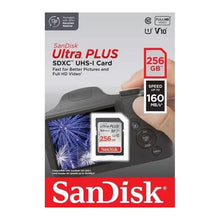 SANDISK Ultra Plus Class 10 SDXC - Up-To 160MB/S - 256 GB - 3