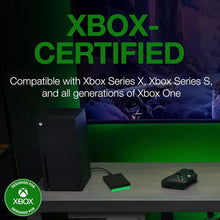 Seagate Game Drive for Xbox, 2TB, External Hard Drive Portable, USB 3.2 Gen 1, Black with built-in green LED bar - Without Box - 3