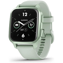 Garmin Venu SQ 2 GPS Smartwatch with All-day Health Monitoring, Cool Mint and Metallic Mint - 1